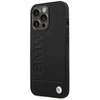 Dėklas BMW Leather Stamp Case for iPhone 14 Pro - Juodas