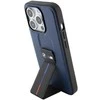 BMW M Grip Stand Bicolor dėklas, skirtas iPhone 15 Pro - mėlynas