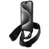 Apple iPhone 13 / 14 / 15 BMW dėklas M Edition Carbon Stripe &amp; Strap (BMHCP15S23PSCCK) juodos spalvos