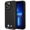 Apple iPhone 14 Pro BMW odinis dėklas Stamp Tricolor MagSafe (BMHMP14L22PTDK) juodos spalvos