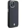 Dėklas Apple iPhone 13 / 14 / 15 BMW Signature Wrapped Metal MagSafe (BMHMP14S23PUFWK) juodos spalvos