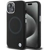 Dėklas BMW BMHMP15SSILBK2 Apple iPhone 15 14 13 6.1″ juodos spalvos Signature Liquid Silicone MagSafe
