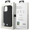 BMW BMHMP16L23PUFWK Apple iPhone 16 Pro 6.3" dėklas telefonui juodos spalvos Sign Full Wrapped Metal MagSafe