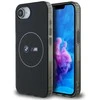 Dėklas BMW IML Metal Baltas Circle MagSafe iPhone 16e Case - Juodas