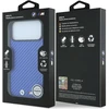 Dėklas BMW case for IPHONE 18 Pro/17 Pro compatible with MagSafe (Carbon Metal Logo) mėlynas