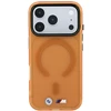Dėklas BMW M IML Frosted Metal Logo & Trims MagSafe Case, skirtas iPhone 17 Pro Max / 18 Pro Max – Oranžinis