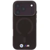Dėklas BMW M IML Frosted Metal Logo & Trims MagSafe Case, skirtas iPhone 17 Pro / 18 Pro – Burgundy (Bordo)