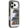 BMW M IML Metal Mygtukai Tricolor Lines MagSafe dėklas iPhone 17 Pro Anthracite