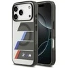 BMW M IML Metal Mygtukai Tricolor Lines MagSafe dėklas skirtas Apple iPhone 17 Pro Max Anthracite