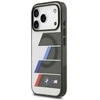 BMW M IML Metal Mygtukai Tricolor Lines MagSafe dėklas iPhone 17 Pro Anthracite