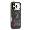BMW M IML Metal Mygtukai Tricolor Lines MagSafe dėklas skirtas Apple iPhone 17 Pro Max Juodas