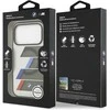 BMW M IML Metal Mygtukai Tricolor Lines MagSafe dėklas skirtas Apple iPhone 17 Pro Anthracite