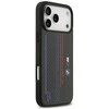 Dėklas BMW M Kevlar Lines & Logo MagSafe Apple iPhone 17 Pro Max juodos spalvos