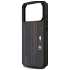 Dėklas BMW M Kevlar Lines & Logo MagSafe Apple iPhone 17 Pro juodos spalvos