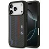 Dėklas BMW M Kevlar Lines & Logo MagSafe Apple iPhone 17 Pro juodos spalvos