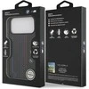 Dėklas BMW M Kevlar Lines & Logo MagSafe Apple iPhone 17 Pro Max juodos spalvos