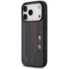 Dėklas BMW M Kevlar Lines & Logo MagSafe Apple iPhone 17 Pro juodos spalvos