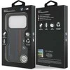 Dėklas BMW M Kevlar Lines & Logo MagSafe Apple iPhone 17 Pro juodos spalvos