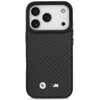 BMW M Kevlar Matt MagSafe dėklas Apple iPhone 17 Pro juodos spalvos
