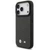 BMW M Kevlar Matt MagSafe dėklas Apple iPhone 17 Pro juodos spalvos