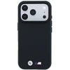 Dėklas BMW M Quadrille Kevlar Metal Logo MagSafe Case for iPhone 17 Pro / 18 Pro - Juodas
