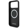 Dėklas BMW M Quilted Logo MagSafe Apple iPhone 17 Pro Max mėlynas