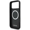 Dėklas BMW M Quilted Logo MagSafe Apple iPhone 17 Pro Max juodos spalvos