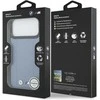 Dėklas BMW M Quilted Logo MagSafe Apple iPhone 17 Pro Max mėlynas