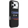 BMW M Silicon Horizontal Line MagSafe dėklas iPhone 17 Pro juodos spalvos