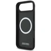 BMW M Tricolor Metal Logo MagSafe dėklas Apple iPhone Air pilkos spalvos