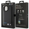 Apple iPhone 15 Plus BMW odinis dėklas Carbon (BMHCP15M22NBCK) juodos spalvos