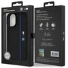 BMW BMHMP16S23SHEB Apple iPhone 16 6.1" dėklas telefonui juodos spalvos Silikoninis Hexagon Line MagSafe