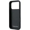 Dėklas BMW M Carbon Metal Logo MagSafe, skirtas iPhone 18 Pro, juodas