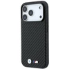 Dėklas BMW M Carbon Metal Logo MagSafe skirtas iPhone 18 Pro Max juodas