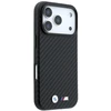 Dėklas BMW M Carbon Metal Logo MagSafe skirtas iPhone 18 Pro Max juodas
