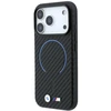 Dėklas BMW M Carbon Printed Ring MagSafe Case for iPhone 17 Pro / 18 Pro - Juoda