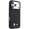 Dėklas BMW M Quadrille Kevlar Tricolor & Metal Logo MagSafe Case, skirtas iPhone 17 Pro / 18 Pro - Juoda