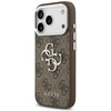 Dėklas Guess 4G Big 4G Classic Logo Apple iPhone 17 Pro rudos spalvos sidabrinis