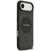 Dėklas GUESS 4G Circle Classic Logo MagSafe, skirtas iPhone 17 Air, juodos spalvos