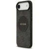 Dėklas GUESS 4G Circle Classic Logo MagSafe skirtas Apple iPhone 17 Air juodos spalvos