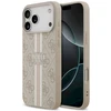 „Guess 4G“ spausdintų juostelių „MagSafe“ dėklas, skirtas „iPhone 17 Pro Max“ – rožinis