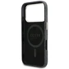 GUESS dėklas, skirtas IPHONE 17 Pro Max, suderinamas su MagSafe GUHMP17X5P4FWMSK (PU FW 4G Script) juodas