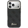 GUESS dėklas, skirtas IPHONE 17 Pro Max, suderinamas su MagSafe GUHMP17X5P4FWMSK (PU FW 4G Script) juodas
