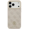 Originalus dėklas GUESS 4G Strass Logo & Big Strap Metal Mygtukai MagSafe, skirtas iPhone 17 Pro Max, rožinis