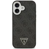 GUESS dėklas, skirtas IPHONE 17, suderinamas su MagSafe GUHMP17SP4TSRCMK (PU 4G su trikampio logotipu SL), juodas