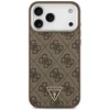 GUESS dėklas, skirtas IPHONE 17 Pro Max, suderinamas su MagSafe GUHMP17XP4TSRCMW (PU 4G su trikampio logotipu SL), ruda