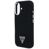Guess Denim Triangle Logo MagSafe dėklas iPhone 16 - juodas