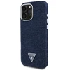 Guess Denim Triangle Logo MagSafe iPhone 16 Pro Max Dėklas - Mėlyna