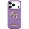 Dėklas Guess Fixed Glitter Big 4G Apple iPhone 17 Pro lilac