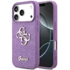 Dėklas Guess Fixed Glitter Big 4G Apple iPhone 17 Pro lilac